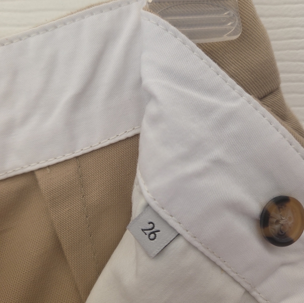 Boyish High Rise Pants 26 Tan NWT Relaxed Chino Trouser $168 - Picture 5 of 9